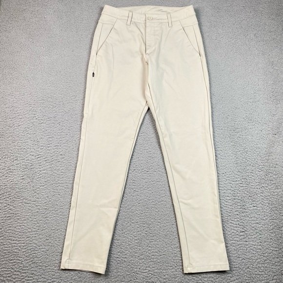 BYLT Everyday 2.0 Pants Men's Size 32 (Fits Like 29) Beige Stretch Chino Pants - Picture 1 of 8